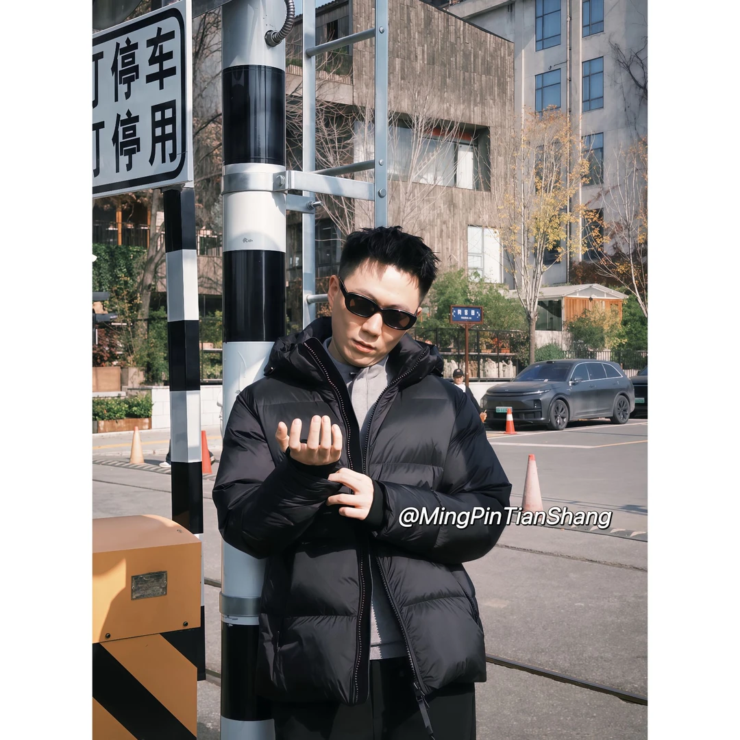 【小火炉2.0】铭品添尚2025新款男士休闲百搭连帽可拆卸羽绒服#6958