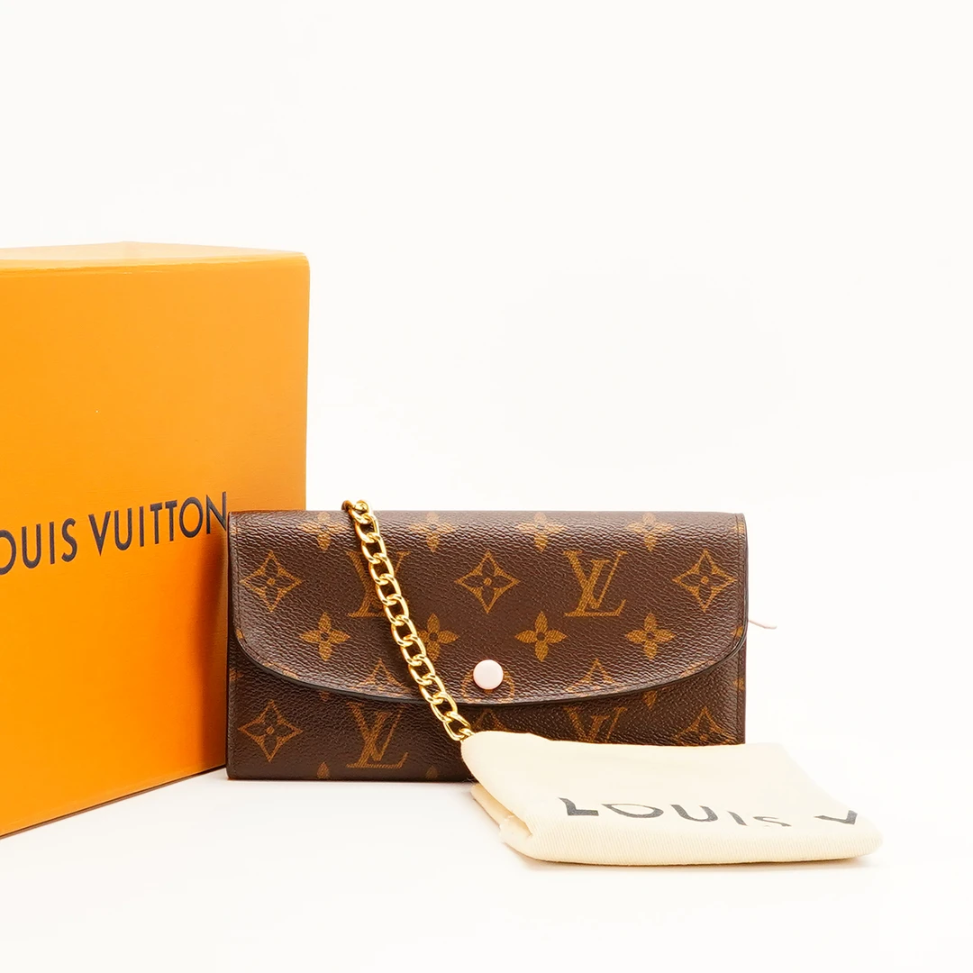 95新 LouisVuitton/路易威登 【静文】粉豆豆钱包/BG23007177