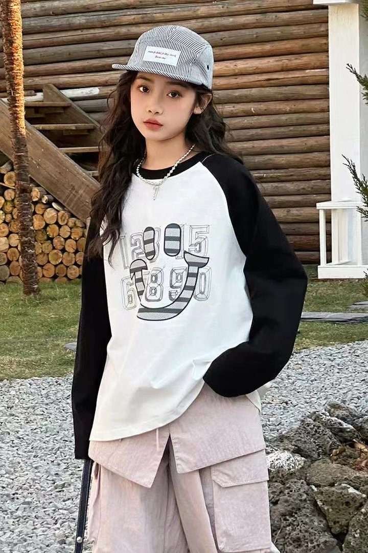 251TS01～青少年高品质中性款插件袖卫衣打底
