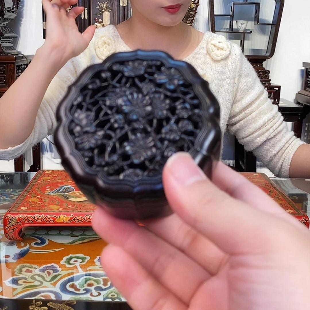 成套家具黑酸枝木类紫光檀香盒