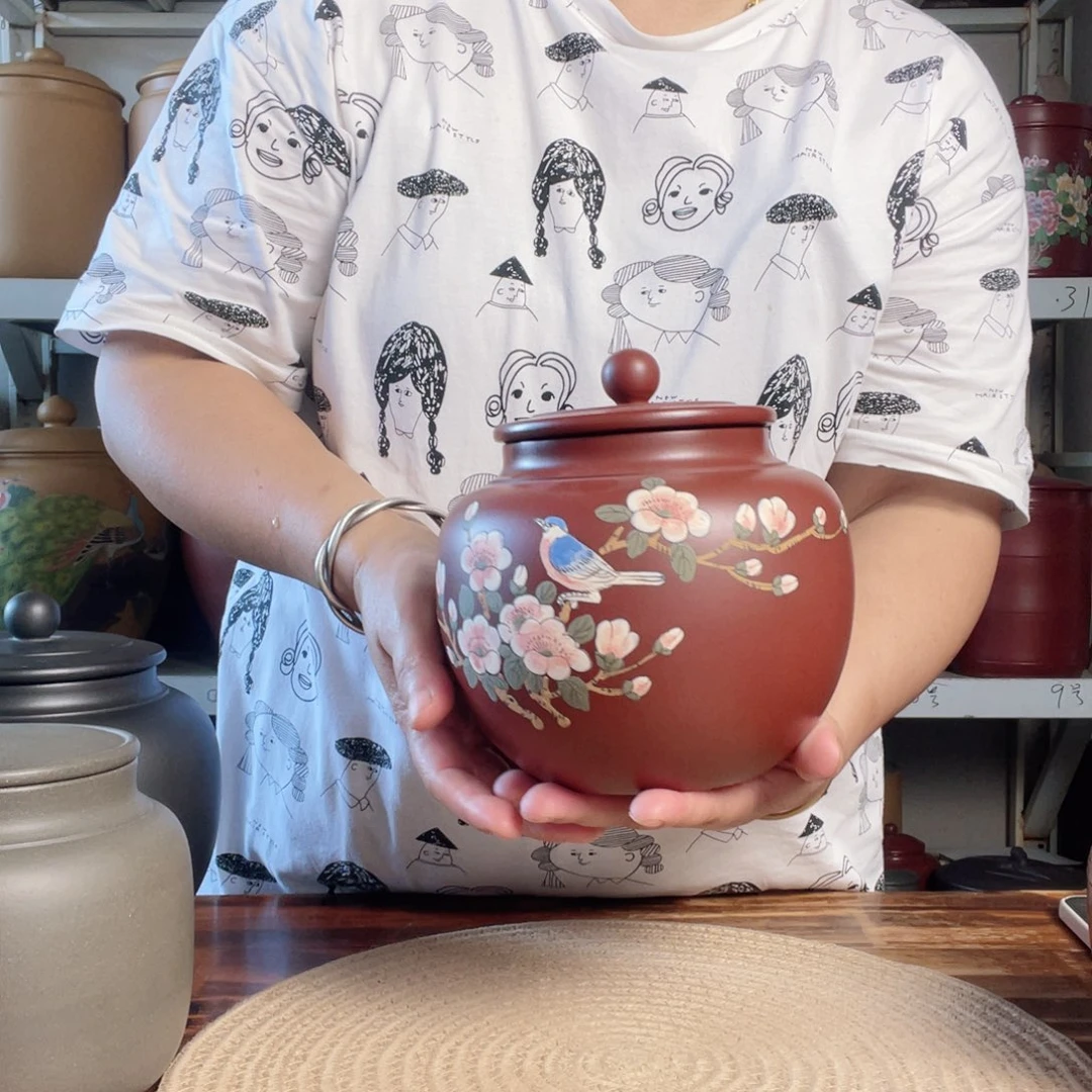 紫砂茶叶罐今天晚上