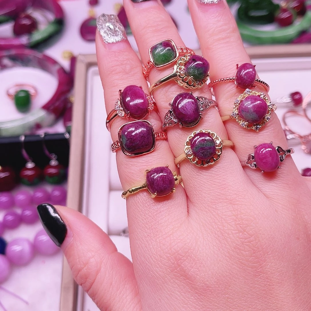 约***盒未镶嵌红宝石戒指