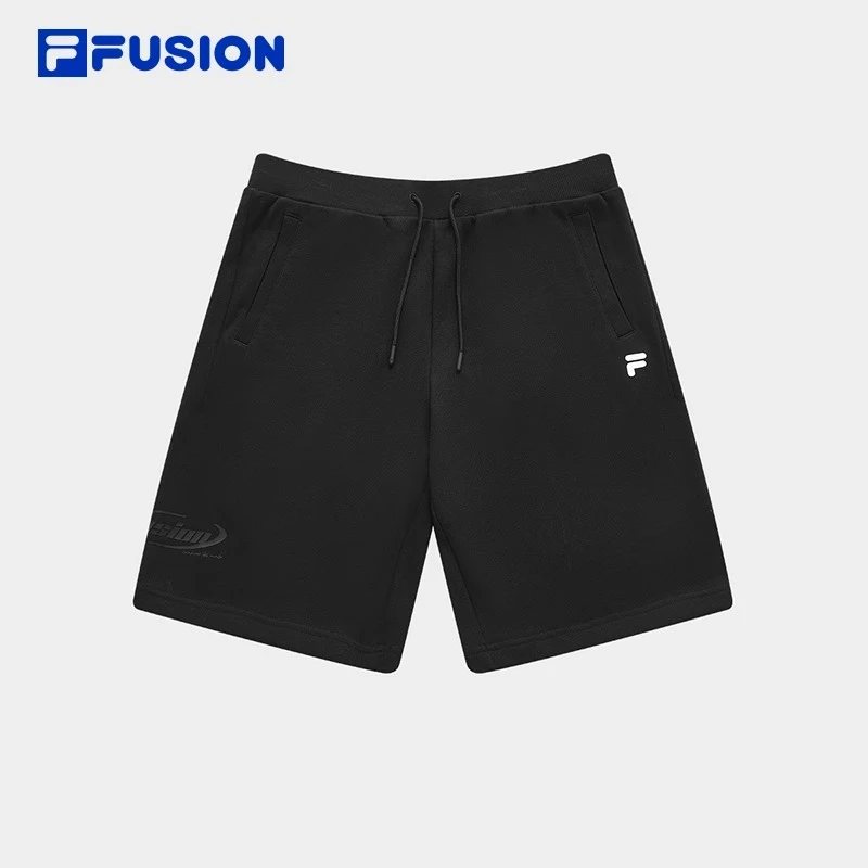 FUSION斐乐针织五分裤2024夏款时尚休闲宽松短裤 T11M425602F