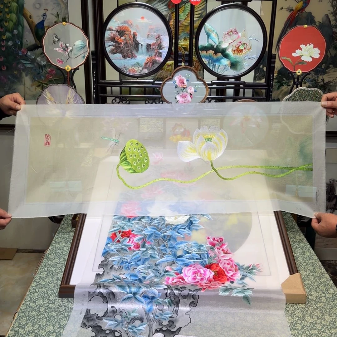 刺绣手工苏绣工艺制作技艺精湛