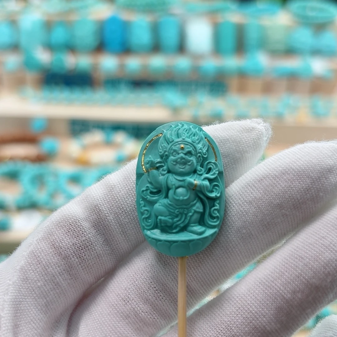 绿松石未镶嵌珠宝奇石