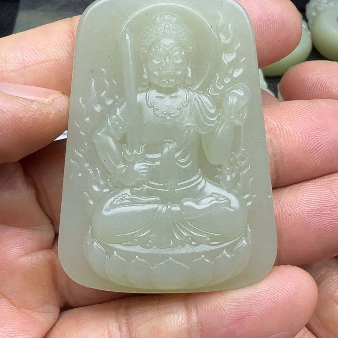 和田玉（糖玉）未镶嵌吊坠(不含链)