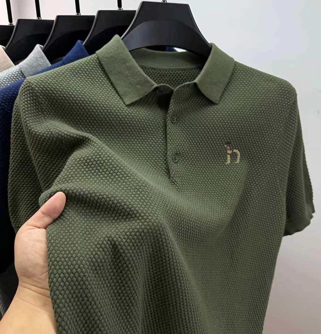 奥特莱斯【1折】撤柜正品短袖T恤男夏季新款翻领刺绣纯棉polo衫