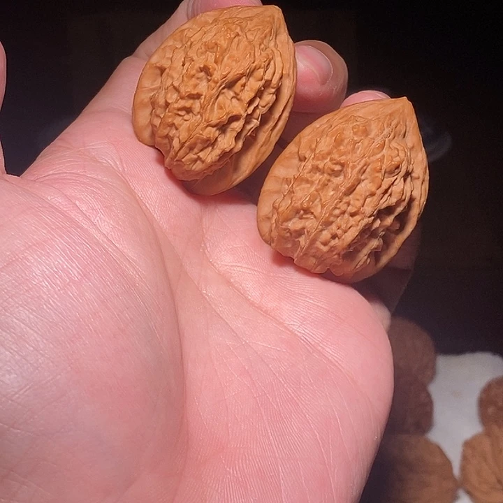 核桃手串/手链文玩核桃手把件凹底鸡心