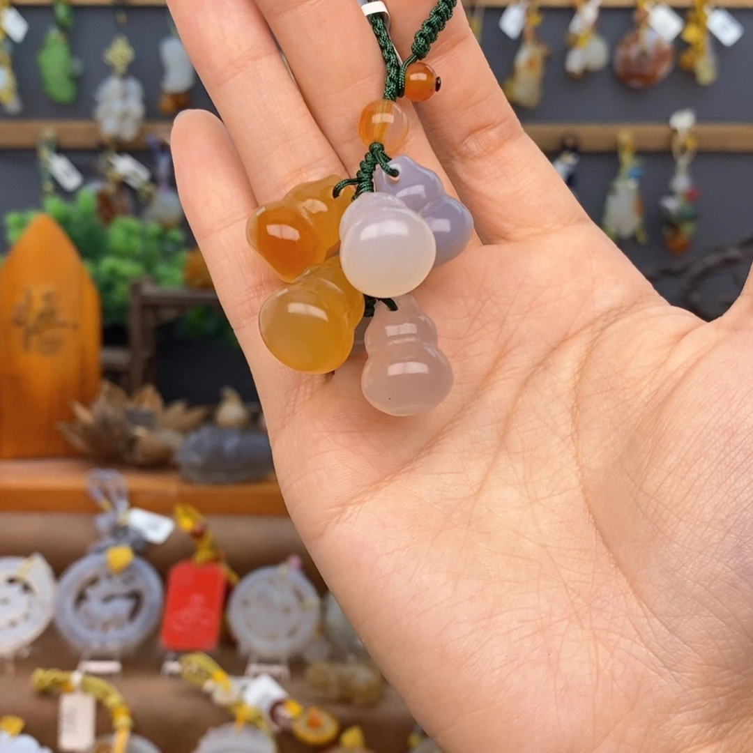 玛瑙/玉髓车挂未镶嵌666666