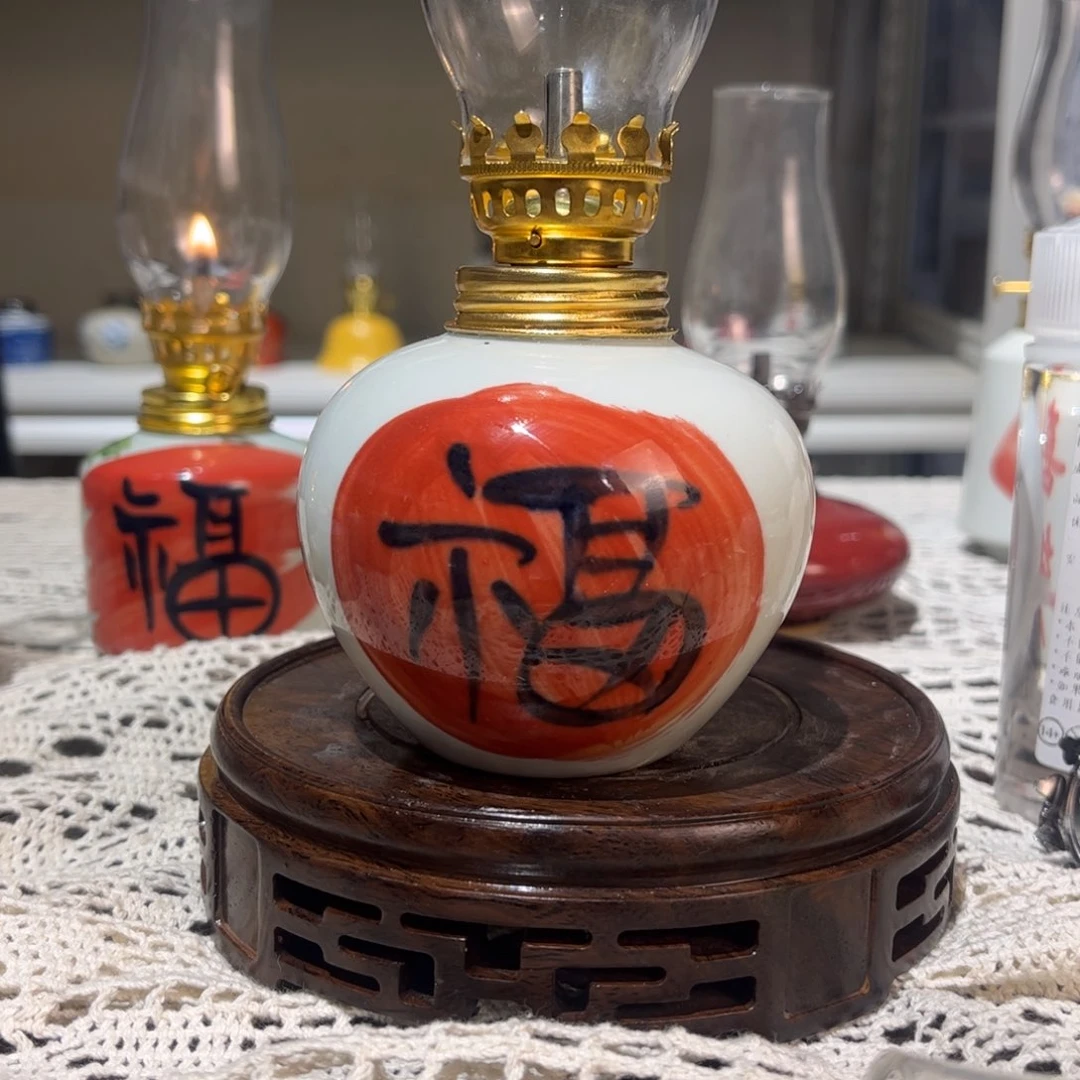 摆件景德镇陶瓷香薰灯