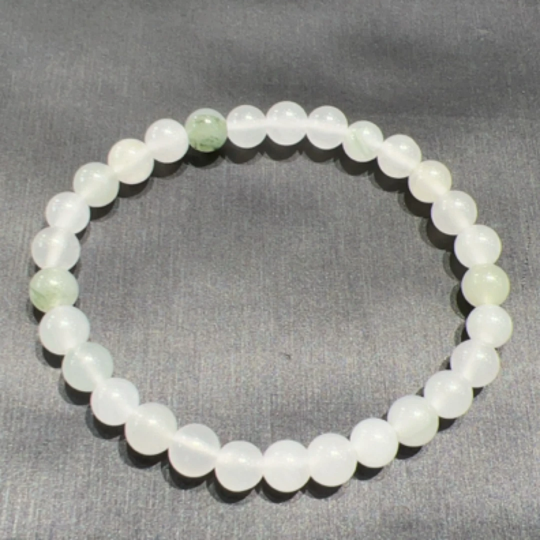 天山翠手串，直径6mm，精美漂亮时尚单圈百搭