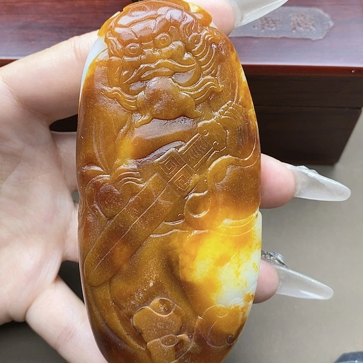 和田玉把件未镶嵌G