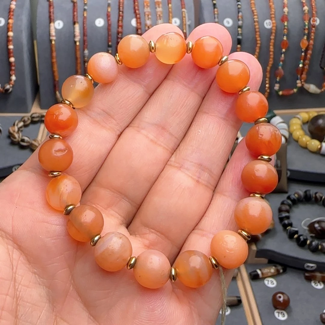 未镶嵌颈饰玛瑙/玉髓红玉髓