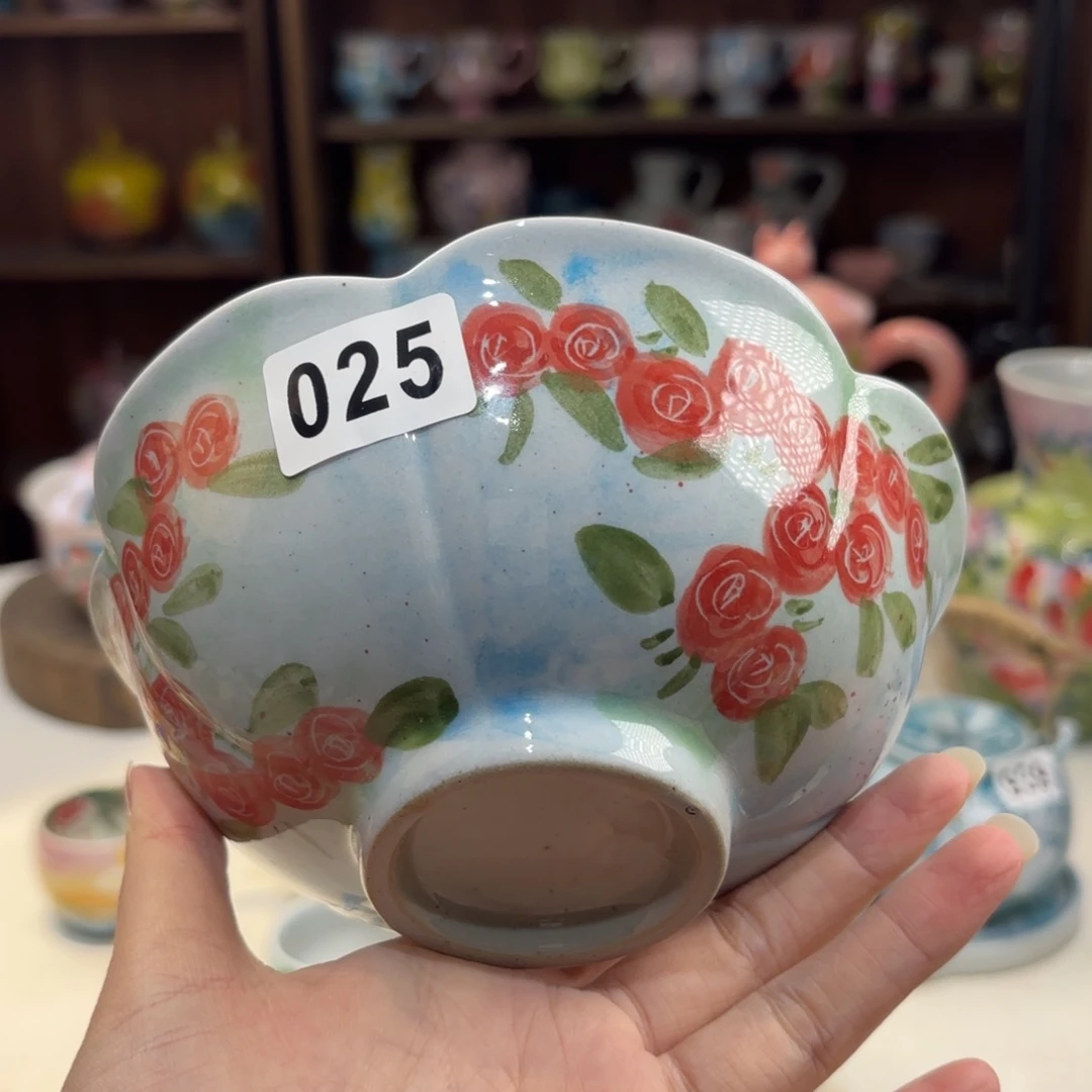 景德镇手绘高温釉下彩陶瓷茶具