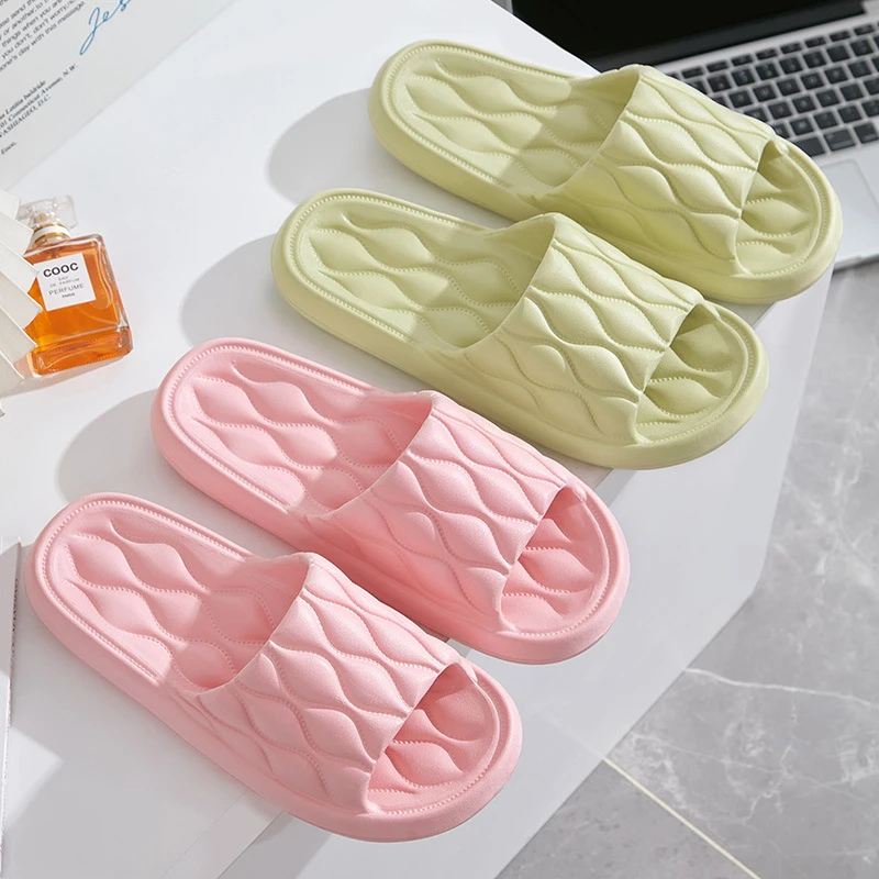 踩屎感拖鞋男夏季居家居室内厚底家用防滑浴室洗澡凉拖鞋拖鞋女