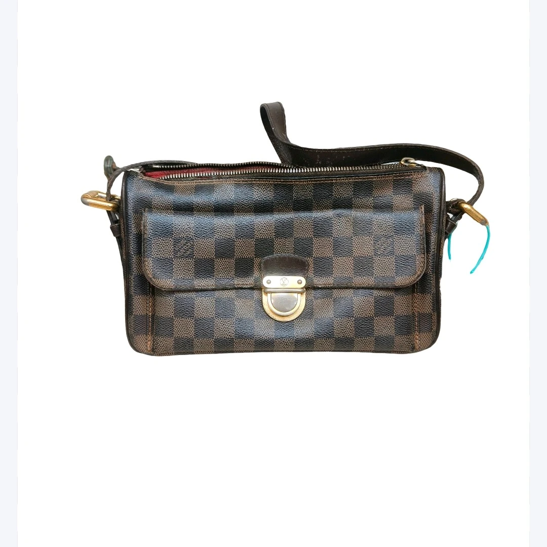 90新 LouisVuitton/路易威登 棋盘格奔驰斜挎(成色以细节图为主)