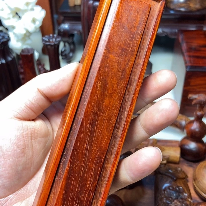 檀香紫檀（小叶紫檀）抽盒钢笔盒