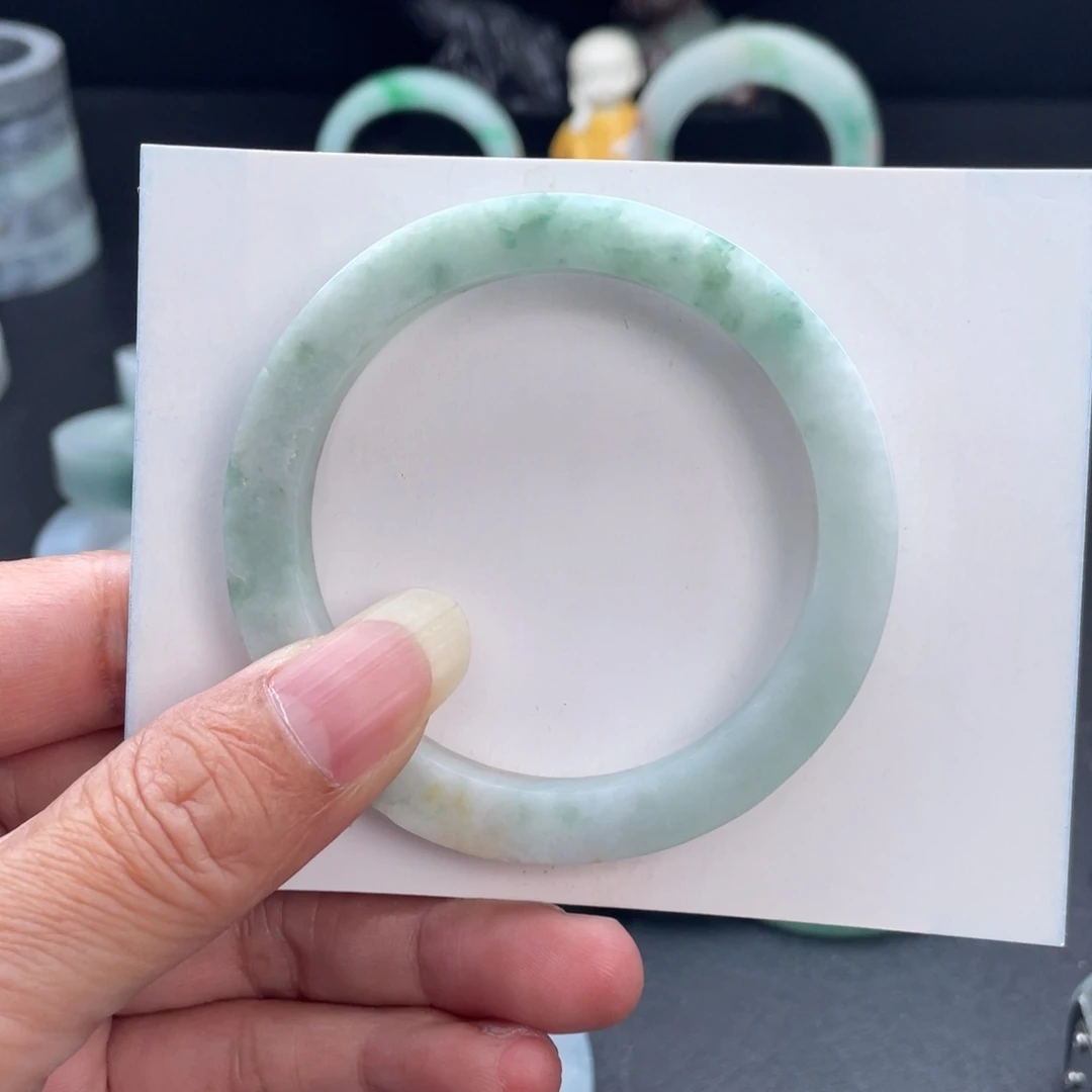 未镶嵌圆条定制翡翠
