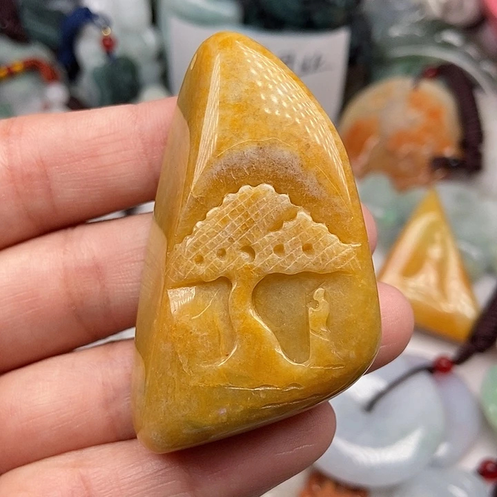 未镶嵌挂件翡翠翡翠