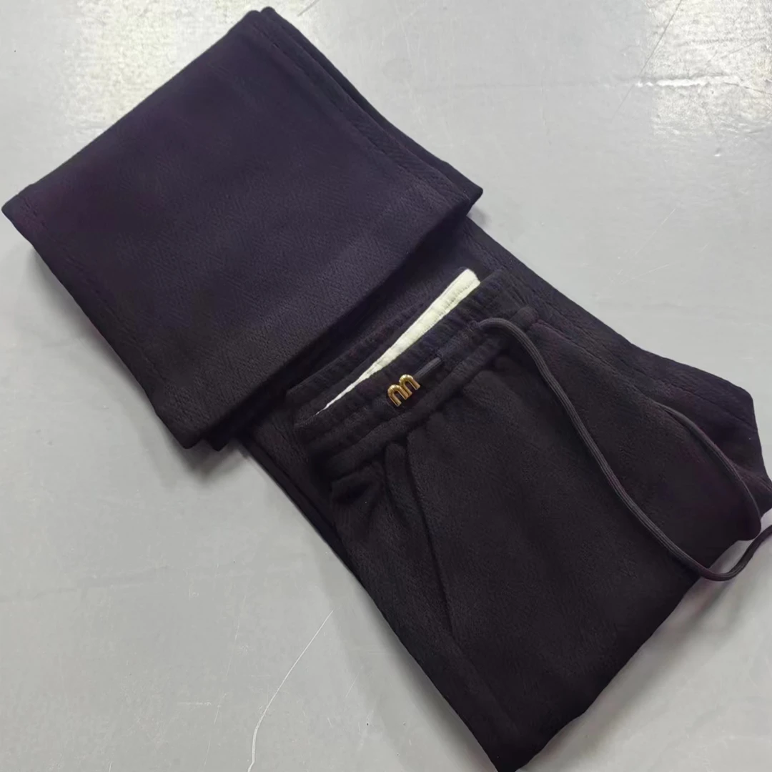 【南油玲姐】黑色松紧腰休闲裤89072