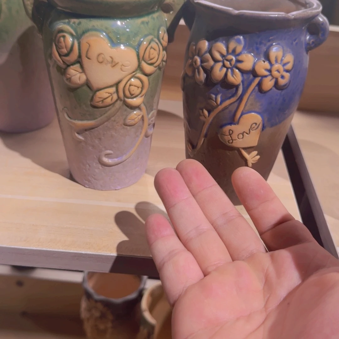 紫砂花盆高温粗陶盆粗陶