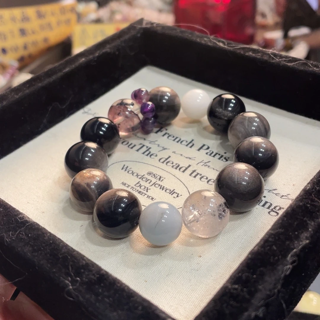 水晶手链未镶嵌极夜