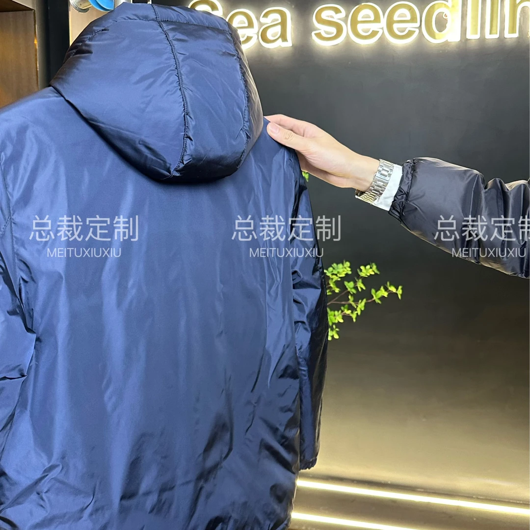 HmallKING-2031【轻奢羽绒服】冬季新款保暖时尚男士连帽休闲