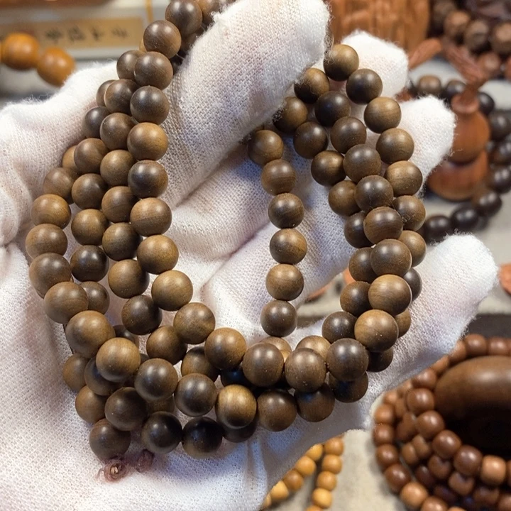 檀香木手串/手链老山檀奶香味0.8阴沉