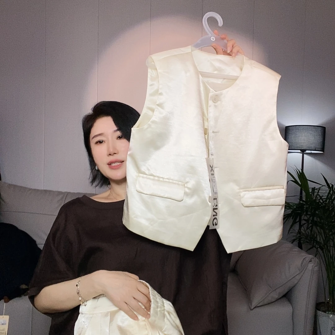 L码醋酸两件套去拍