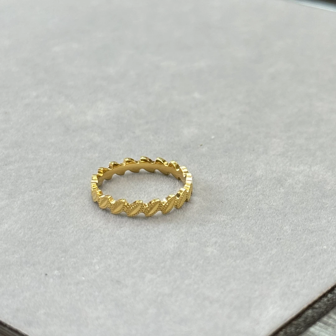 阿敏专属-F/X【金叶子戒指】足金999，5G戒指