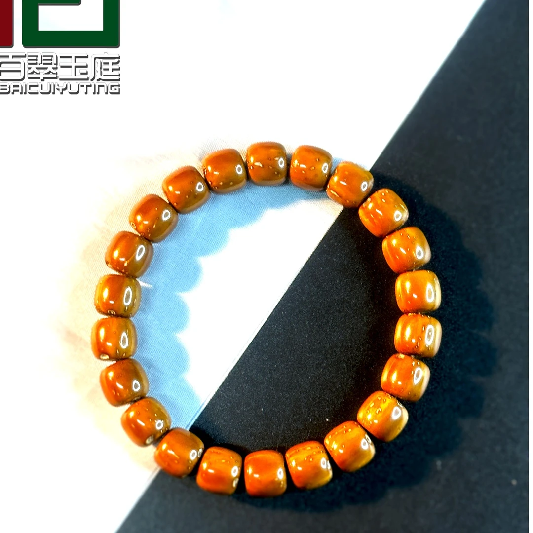 百翠玉庭紫金鼠手串精品油核半实心老型卡11mm紫金鼠手串