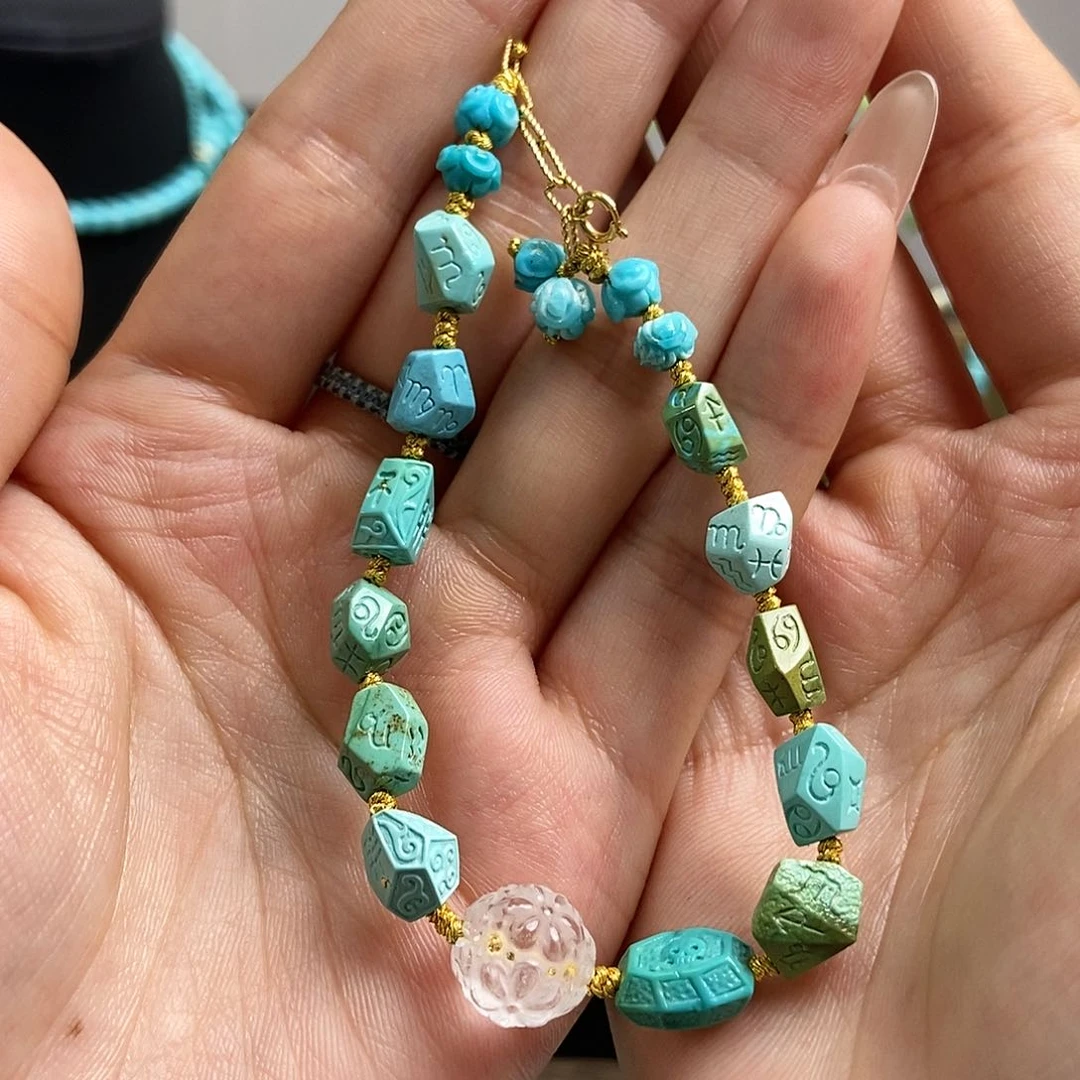 未镶嵌绿松石珠宝奇石