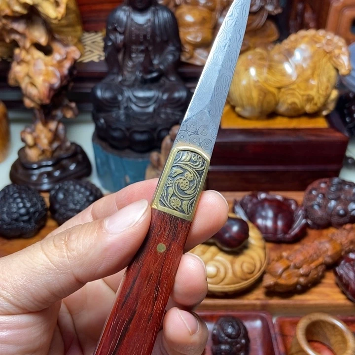 檀香紫檀（小叶紫檀）茶刀