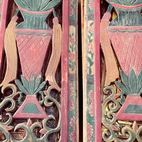 宋***牙木雕木头木头2片50