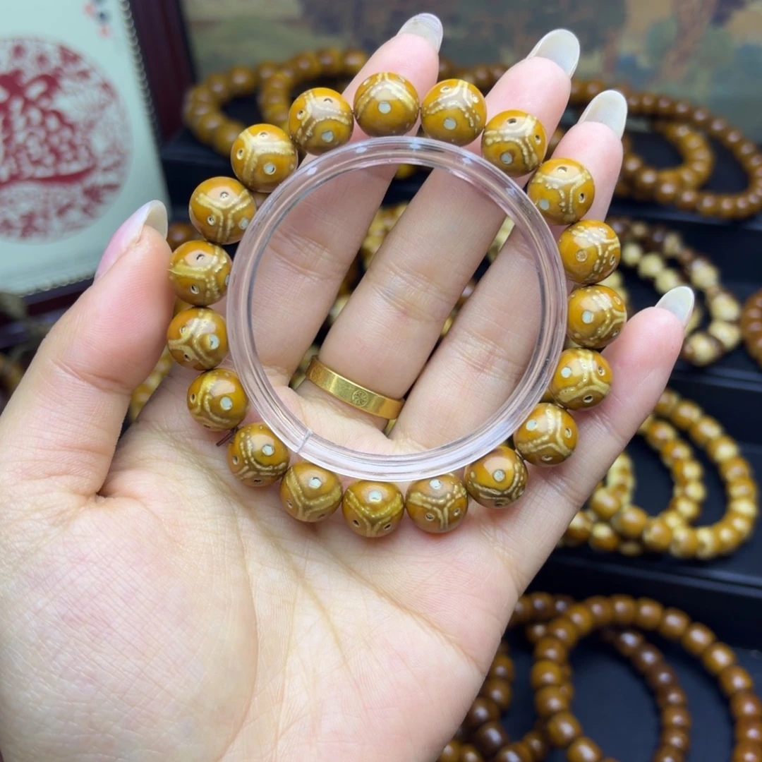 手串紫金鼠11.8尺寸半实心大奔圆珠