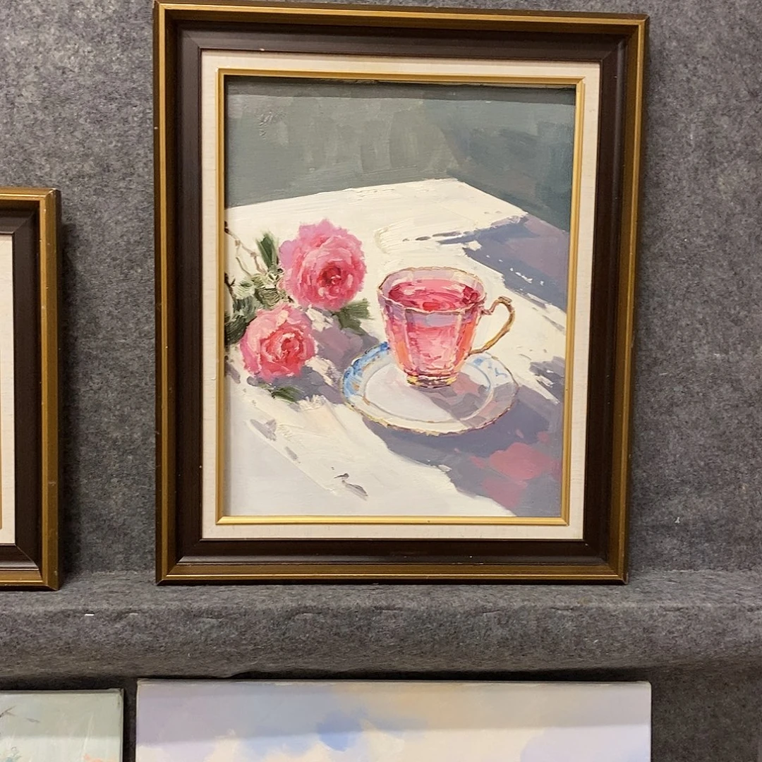 油画带外框画芯尺寸40x50cm