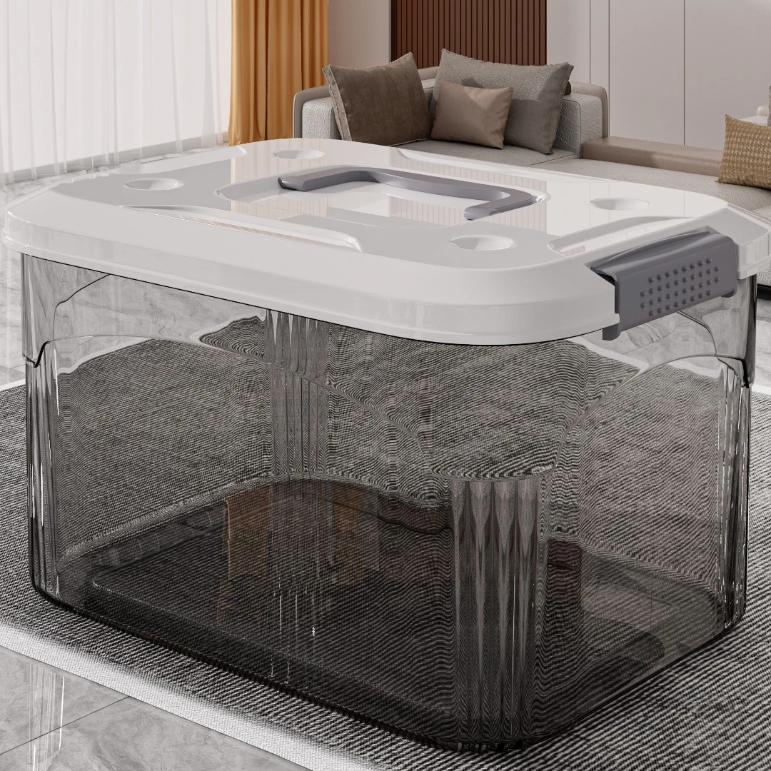 透明收纳箱超大容量家用收纳盒玩具医药储物箱零食衣服裤子整理箱