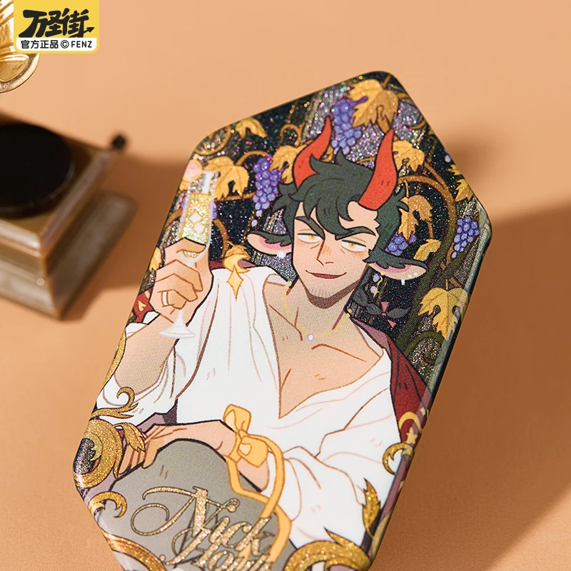 万圣街-万圣秘境【毛球直播帮拆】马口铁徽章动漫周边吧唧胸针盲盒