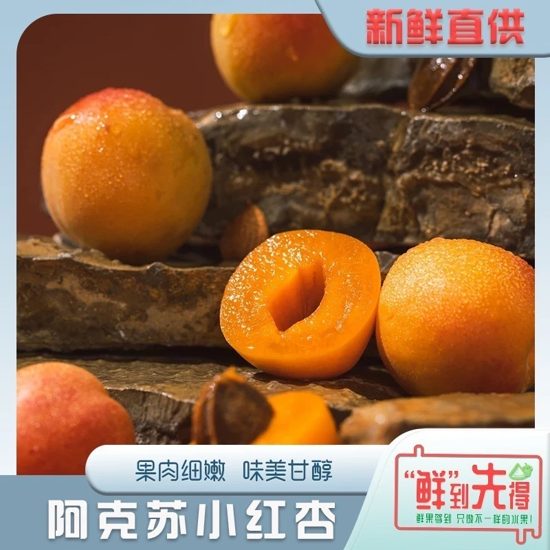 正宗新疆阿克苏吊干小红杏软糯香甜新疆/西安双仓发顺丰包邮