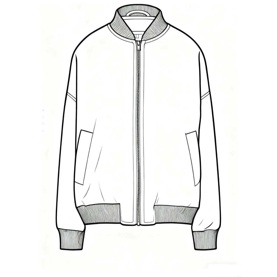 【Montendre】秋冬新款 D 休闲百气质搭罗纹袖落肩棒球领夹克外套