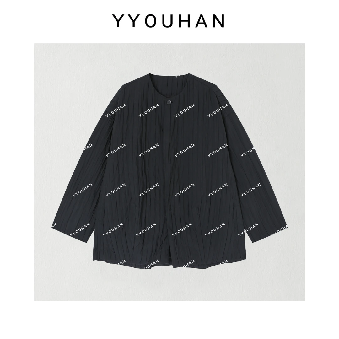 YYOUHAN 2025新款【无字书】轻衣慵懒风显瘦百搭长袖外套 2508C4981