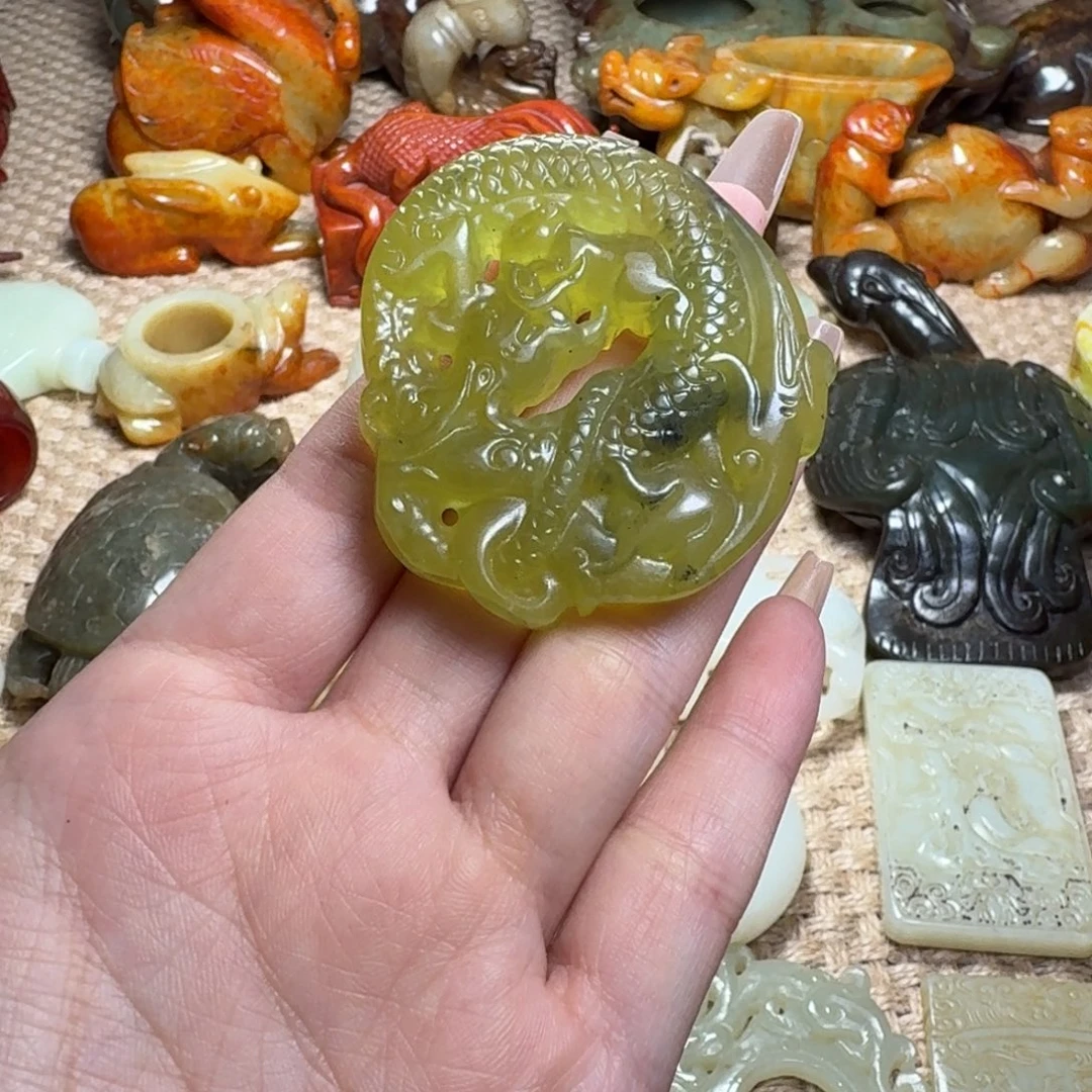 白玉菩提吊坠挂件