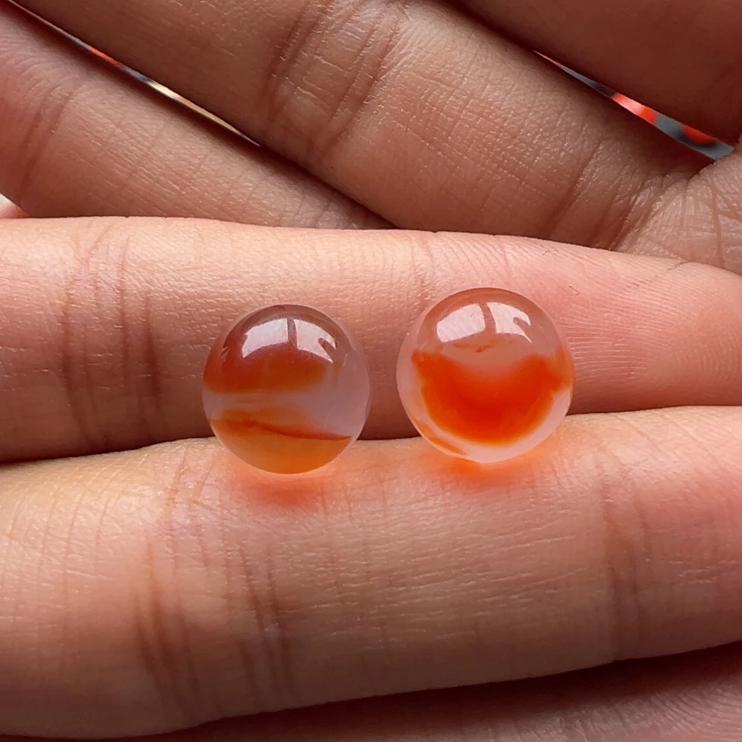 南红玛瑙圆珠10.1未镶嵌随*