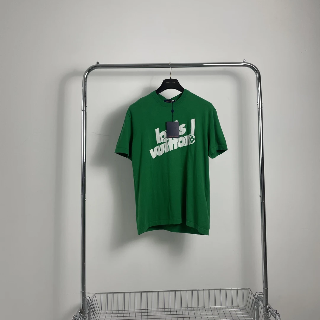 全新未使用 LouisVuitton/路易威登 绿色针织短袖 yy00567 尺码l