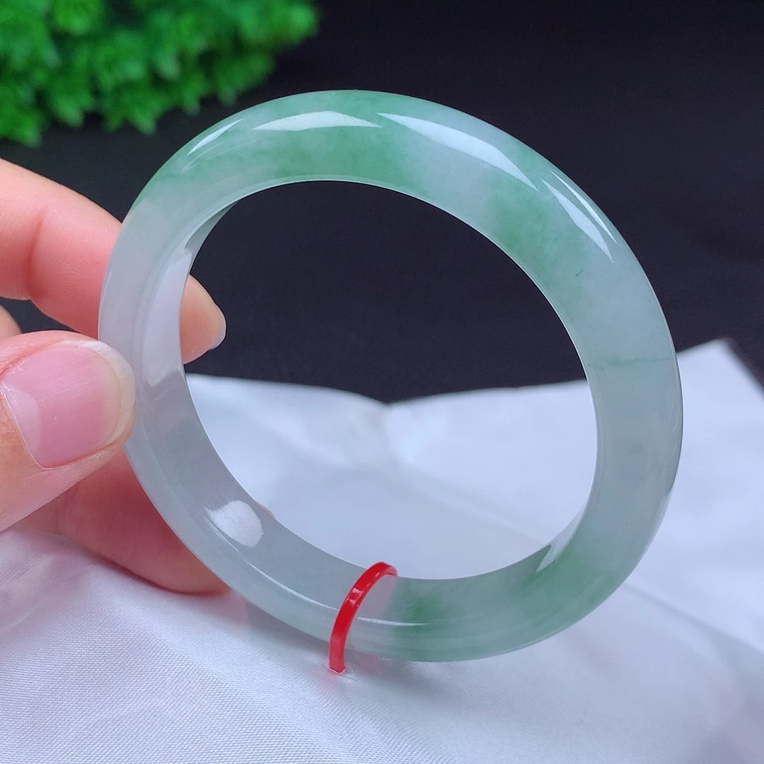 翡翠未镶嵌手镯52圈438022