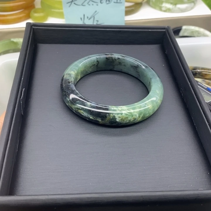 蛇纹石玉合金手镯60.6