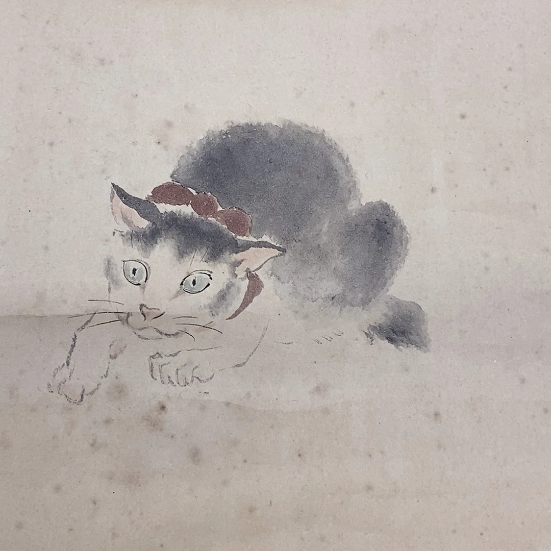 横款装饰画动物画