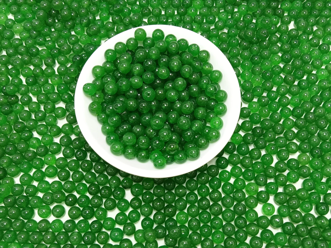 DY249 阳绿散珠 8mm30颗