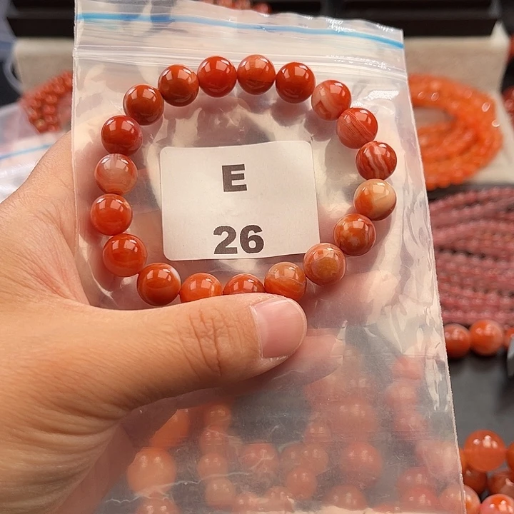 南红玛瑙未镶嵌多样性发货默认微瑕称重10mm