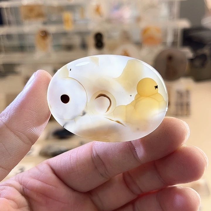 玛瑙/玉髓未镶嵌吊坠(不含链)